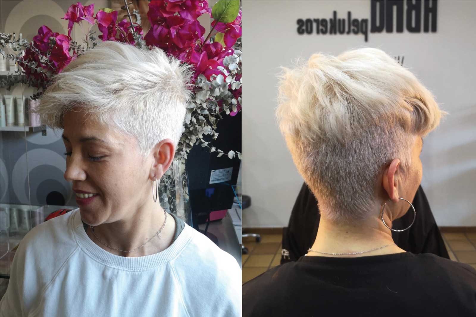 dama cabello corto
